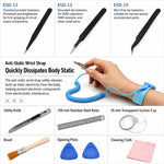Kit di attrezzi per la riparazione di dispositivi elettronici con cacciavite di precisione per telefoni, computer e orologi., 80-Piece Set