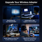 Adattatore USB COMFAST CF-731B WiFi 6 Bluetooth 5.4 AX600 Dual Band 2.4G/5G per rete wireless., CF-731B