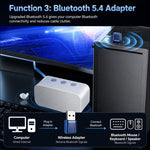 Adattatore USB COMFAST CF-731B WiFi 6 Bluetooth 5.4 AX600 Dual Band 2.4G/5G per rete wireless., CF-731B
