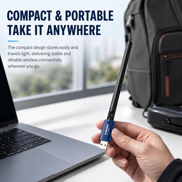 Adattatore USB COMFAST CF-733BF WiFi 6 Bluetooth 5.4 Scheda di rete wireless dual band AX900, CF-733BF