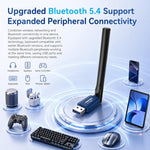 Adattatore USB COMFAST CF-733BF WiFi 6 Bluetooth 5.4 Scheda di rete wireless dual band AX900, CF-733BF