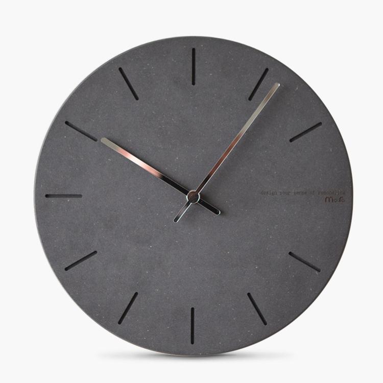 wozoom Orologio da parete silenzioso da 12 pollici, orologio al quarzo minimalista per ufficio e soggiorno