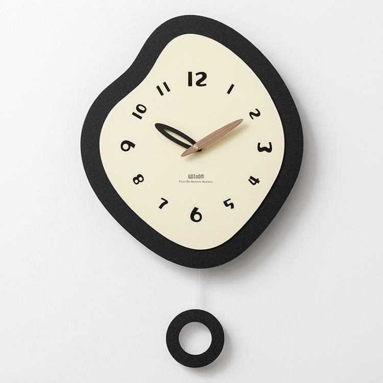 Orologio da parete a pendolo irregolare Wozoom, orologio al quarzo silenzioso per l'arredamento del soggiorno., Minimalist Medium, Minimalist Large, Swinging Medium, Swinging Large, Minimalist 3D Medium, Minimalist 3D Large, Swinging 3D Medium         ...