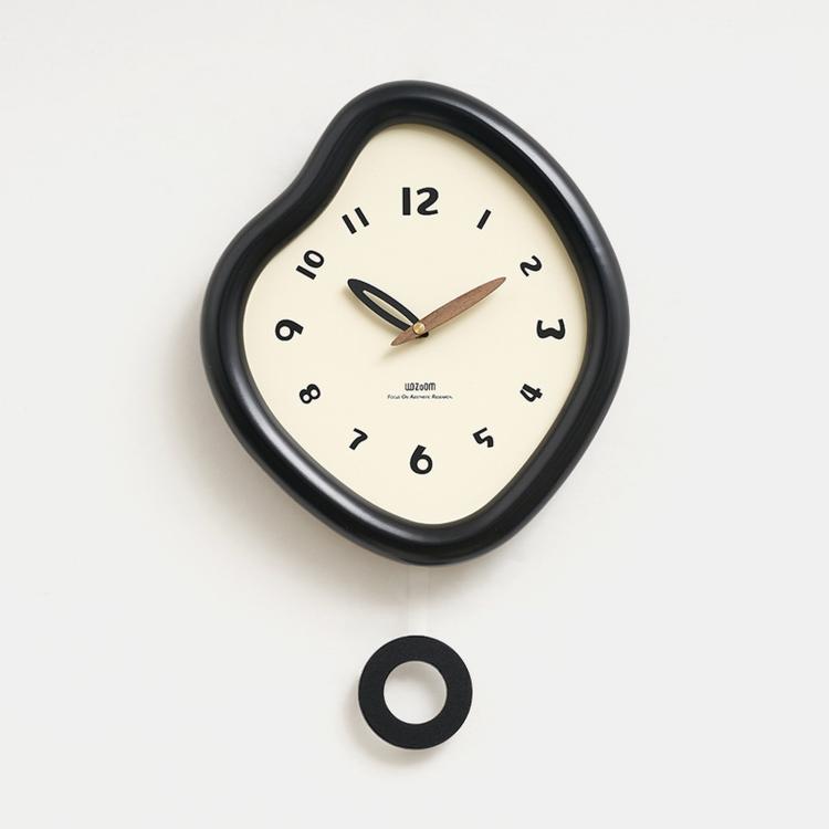 Orologio da parete a pendolo irregolare Wozoom, orologio al quarzo silenzioso per l'arredamento del soggiorno., Minimalist Medium, Minimalist Large, Swinging Medium, Swinging Large, Minimalist 3D Medium, Minimalist 3D Large, Swinging 3D Medium         ...