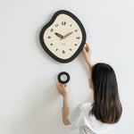 Orologio da parete a pendolo irregolare Wozoom, orologio al quarzo silenzioso per l'arredamento del soggiorno., Minimalist Medium, Minimalist Large, Swinging Medium, Swinging Large, Minimalist 3D Medium, Minimalist 3D Large, Swinging 3D Medium         ...