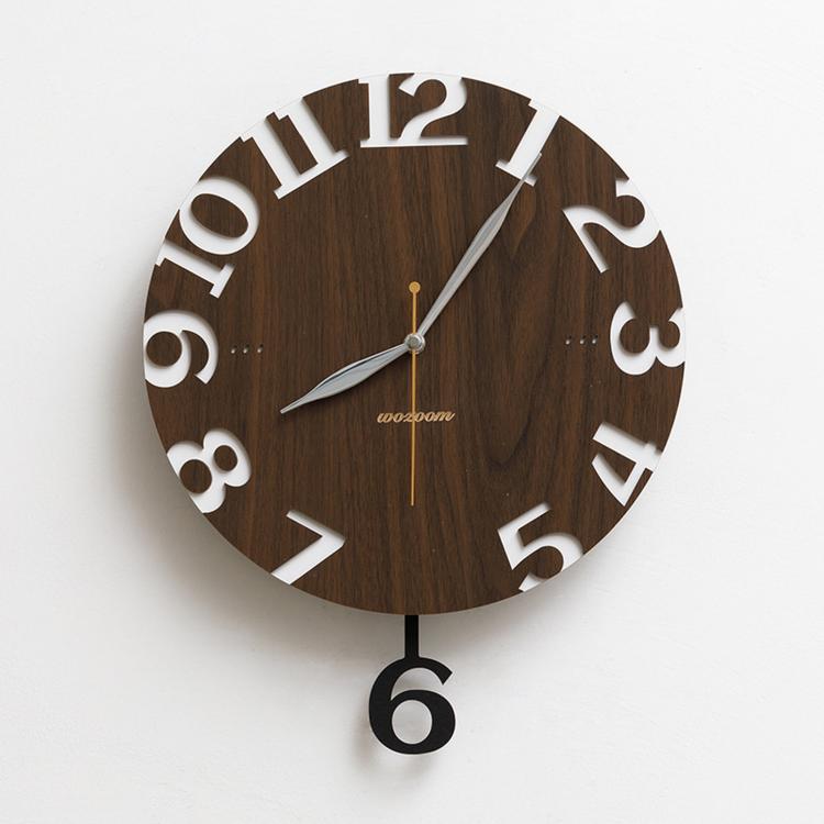 wozoom Orologio da parete moderno per soggiorno e cucina, silenzioso