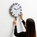 wozoom Orologio da parete moderno per soggiorno e cucina, silenzioso