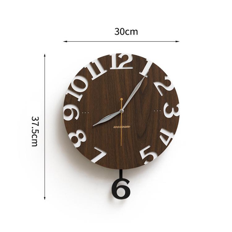 wozoom Orologio da parete moderno per soggiorno e cucina, silenzioso