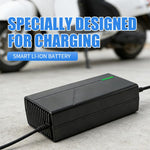 Caricabatterie intelligente al litio per e-bike e monopattini elettrici con spina UK, 12V 2A, 12V 3A, 12V 5A, 12V 10A, 12V 20A, 12V 30A, 12V 40A, 24V 2A, 24V 3A, 24V 5A, 24V 10A, 24V 20A, 24V 30A, 36V 2A, 36V 3A, 36V 5A, 36V 10A, 48V 5A, 48V 8A, 48V 10...
