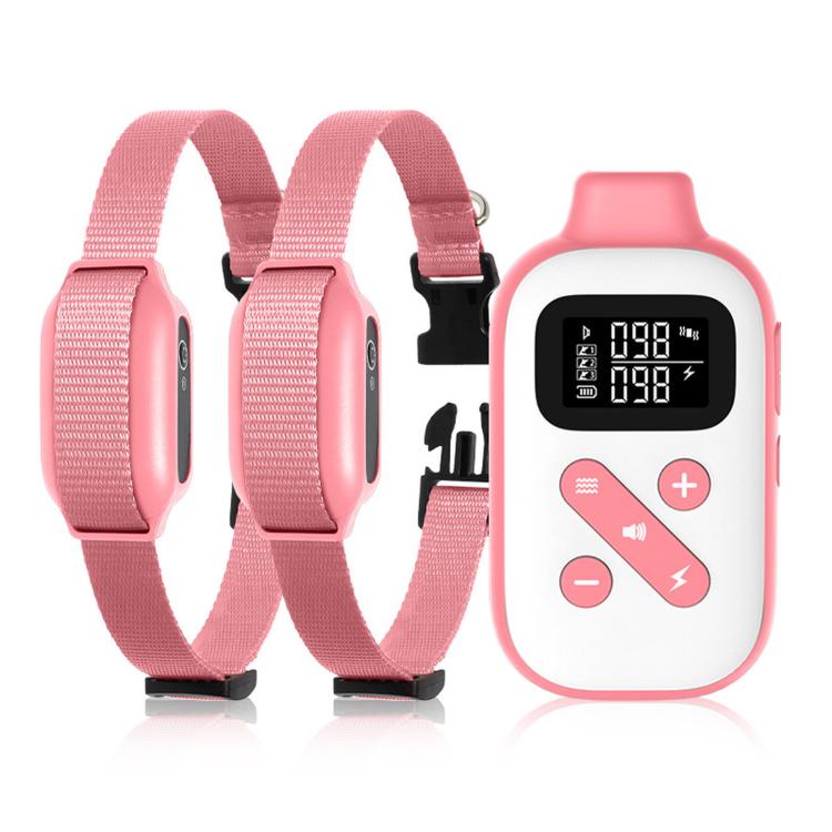 Collare per addestramento cani PaiPaitek con telecomando, portata 1000 m, impermeabile IPX7, collare antiurto., PD 523-1 Pink, PD 523-1 Orange, PD 523-2 Pink, PD 523-3 Pink