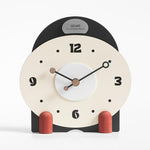 wozoom Orologio da tavolo silenzioso in legno, moderno, piccolo, da caminetto