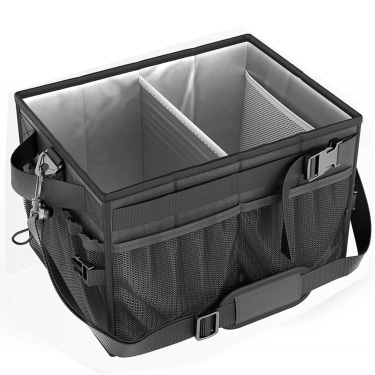 Borsa portaoggetti per barbecue impermeabile e resistente all'abrasione, realizzata in tessuto Oxford rinforzato, ideale per campeggio, picnic e attività all'aperto.