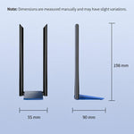 Adattatore WiFi 6 USB COMFAST CF-735BF, scheda di rete wireless dual band AX1800 con Bluetooth 5.4, CF-735BF