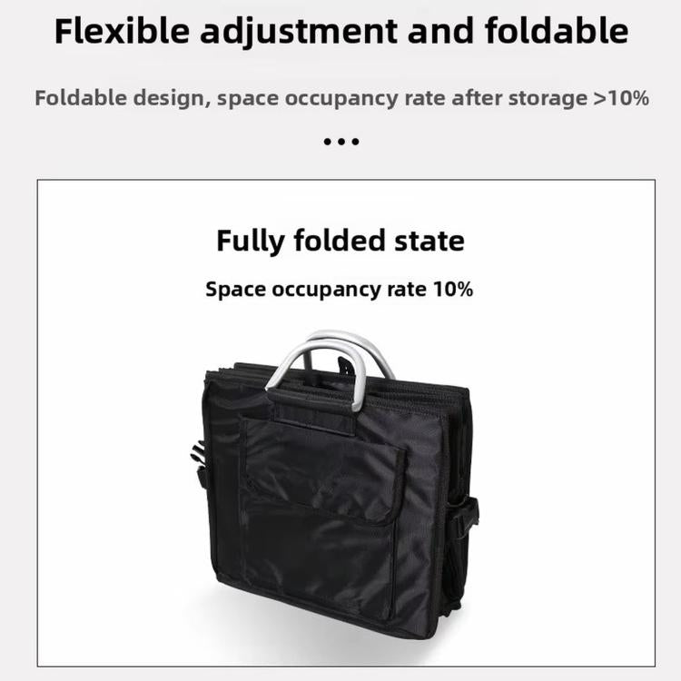 Box portaoggetti da 55 litri per bagagliaio auto, ideale per riporre le scarpe., 55L With Shoes Storage Slot