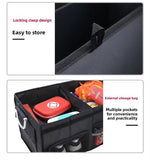 Box portaoggetti da 55 litri per bagagliaio auto, ideale per riporre le scarpe., 55L With Shoes Storage Slot