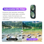 Filtro magnetico per obiettivo Insta360 Luna Ultra aMaginsn, Adj CPL/UV/Black Mist/VND2-32/LPR, Adj CPL/UV/Black Mist/VND2-32, Adj CPL/VND2-32, ND8/16/32/64/128, Adjustable CPL Filter, 1/4 Black Diffusion, LPR, VND2-32, ND8, ND16, ND32, ND64, ND128    ...