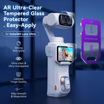 Pellicola protettiva in vetro temperato AR per schermo e obiettivo di Insta360 Luna Ultra aMaginsn., 1 Set, 2 Sets