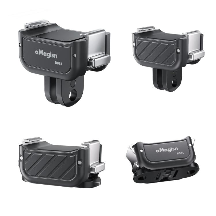 Supporto a sgancio rapido a doppia interfaccia aMaginsn per DJI Pocket 4 / 3, Standard Mount, Charging Mount