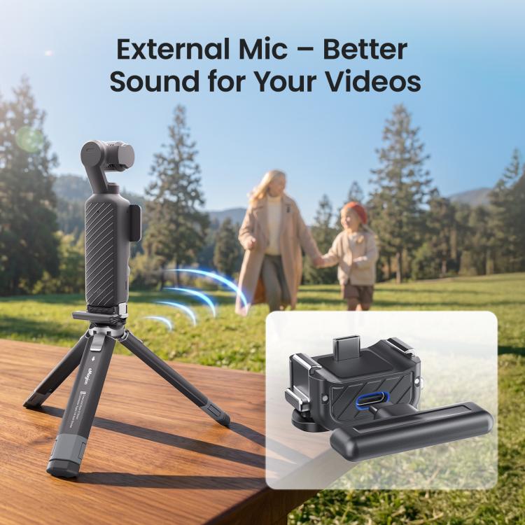 Supporto a sgancio rapido a doppia interfaccia aMaginsn per DJI Pocket 4 / 3, Standard Mount, Charging Mount