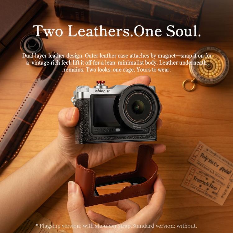 Custodia in metallo per fotocamera DJI Osmo Action 6 aMaginsn Vintage Street Vlog., Standard Version, Flagship Version