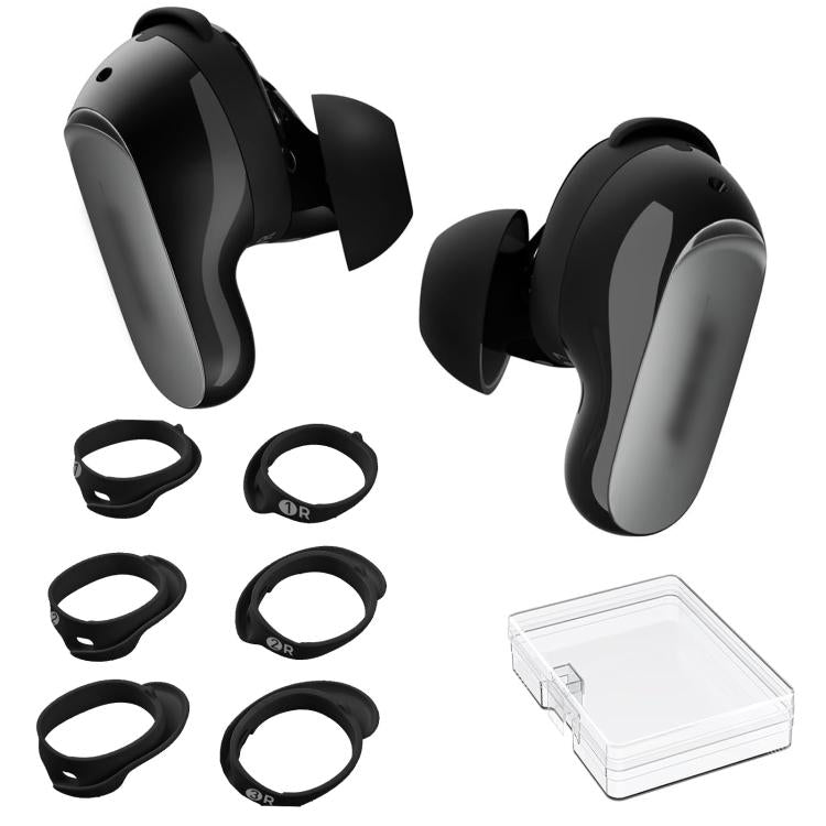 AhaStyle WG197 3 paia di ganci per orecchie in silicone antiscivolo, For Bose QuietComfort Ultra / Ultra 2