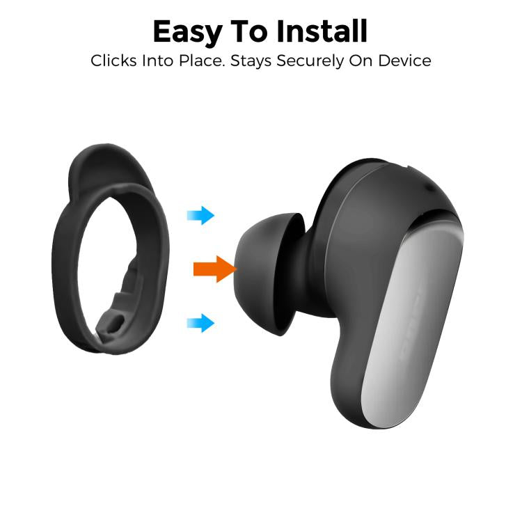 AhaStyle WG197 3 paia di ganci per orecchie in silicone antiscivolo, For Bose QuietComfort Ultra / Ultra 2