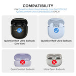 AhaStyle WG197 3 paia di ganci per orecchie in silicone antiscivolo, For Bose QuietComfort Ultra / Ultra 2