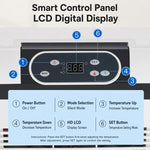 Mini frigorifero per auto da 15 litri con display digitale, doppia funzione di raffreddamento e riscaldamento, spina USA., 15L