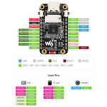 Scheda di sviluppo Waveshare ESP32-C5 con display LCD da 1,47 pollici a 262.000 colori, supporto Wi-Fi 6 e Bluetooth 5., Without Headers, With Pre-soldered Headers