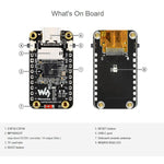 Scheda di sviluppo Waveshare ESP32-C5 con display LCD da 1,47 pollici a 262.000 colori, supporto Wi-Fi 6 e Bluetooth 5., Without Headers, With Pre-soldered Headers