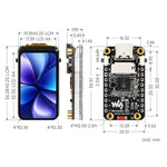 Scheda di sviluppo Waveshare ESP32-C5 con display LCD da 1,47 pollici a 262.000 colori, supporto Wi-Fi 6 e Bluetooth 5., Without Headers, With Pre-soldered Headers