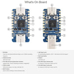 Scheda di sviluppo per microcontrollore Waveshare RP2350-USB-C Dual-Core e Dual-Architecture, With PIO-USB Female Port, With PIO-USB Male Port