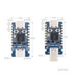 Scheda di sviluppo per microcontrollore Waveshare RP2350-USB-C Dual-Core e Dual-Architecture, With PIO-USB Female Port, With PIO-USB Male Port