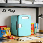 Mini frigo portatile per auto, ideale per conservare cosmetici e bevande in dormitorio., US Plug, EU Plug, AU Plug, UK Plug