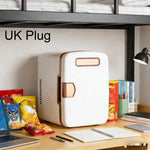 Mini frigo portatile per auto, ideale per conservare cosmetici e bevande in dormitorio., US Plug, EU Plug, AU Plug, UK Plug