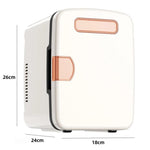 Mini frigo portatile per auto, ideale per conservare cosmetici e bevande in dormitorio., US Plug, EU Plug, AU Plug, UK Plug