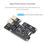 Adattatore Waveshare PCIe a 2 canali 2.5G ETH per Raspberry Pi 5 con doppio chip RTL8125, 34932