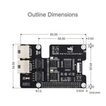 Adattatore Waveshare PCIe a 2 canali 2.5G ETH per Raspberry Pi 5 con doppio chip RTL8125, 34932