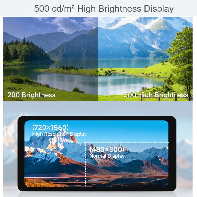 Waveshare Display touch capacitivo DSI da 6,25 pollici, tipo B, risoluzione 720 × 1560, pannello IPS, 35000