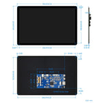 Waveshare 11EP-CAPLCD 11inch Capacitive Touch Display 1920×1200 Resolution, 10-Point Touch, EU Plug, UK Plug, US Plug
