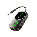 Adattatore audio wireless Toocki 2-in-1 Bluetooth 5.4 con trasmettitore, ricevitore, AUX e ingresso da 3,5 mm e indicatore di carica., BT-05