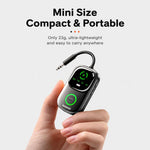 Adattatore audio wireless Toocki 2-in-1 Bluetooth 5.4 con trasmettitore, ricevitore, AUX e ingresso da 3,5 mm e indicatore di carica., BT-05