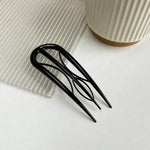 Fermagli per capelli a forma di U in fibra di acetato