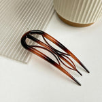 Fermagli per capelli a forma di U in fibra di acetato