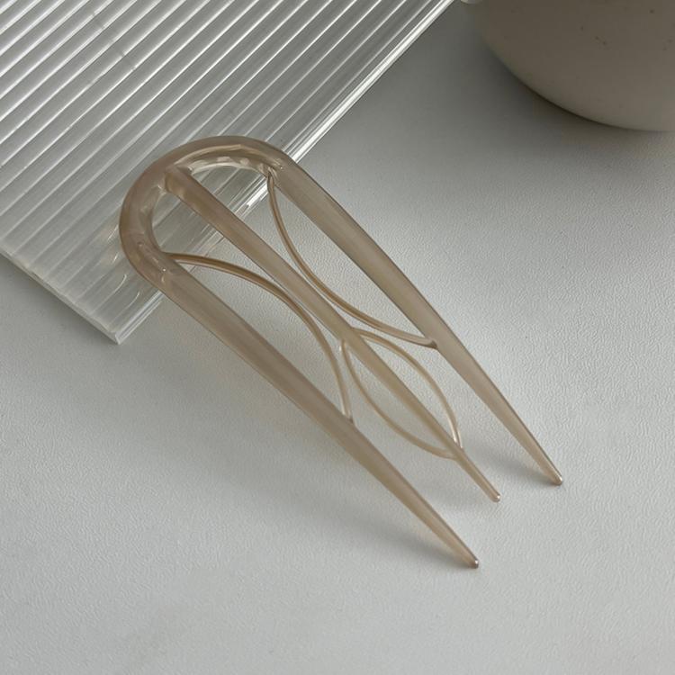 Fermagli per capelli a forma di U in fibra di acetato