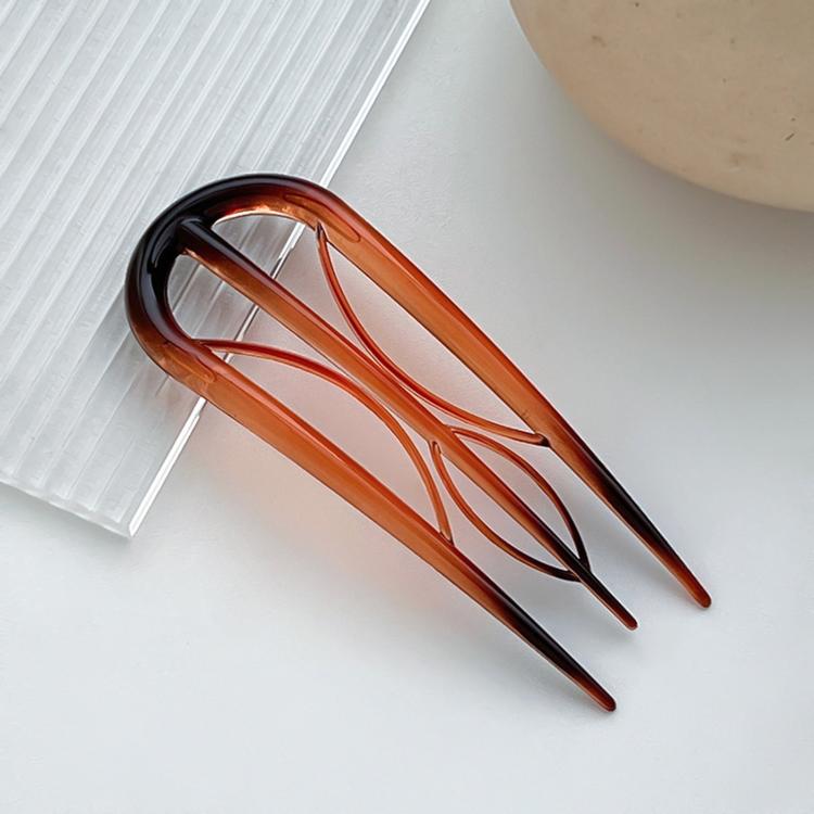Fermagli per capelli a forma di U in fibra di acetato