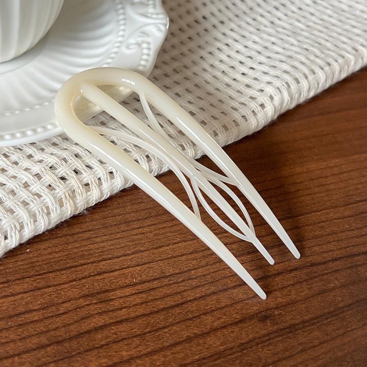 Fermagli per capelli a forma di U in fibra di acetato