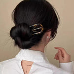 Fermagli per capelli a forma di U in fibra di acetato