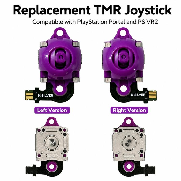 Joystick TMR di ricambio per PlayStation Portal e PS VR2, Left, Right, Left & Right