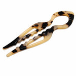 Fermaglio per capelli a U in acetato a forma di pesce 15cm